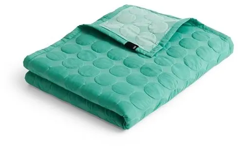 HAY Mega Dot Organic Överkast 260x260 Sea Green