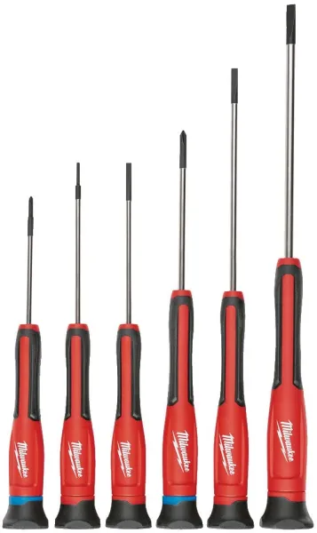 Milwaukee Skruvmejselset Precision 6p