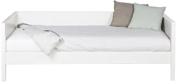 Nikki, Soffasäng, vit, H73x100x208 cm, furu