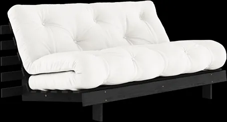 Karup Design Roots Bäddsoffa Roots med Madrass 160x200 Natural/Svartlackerad