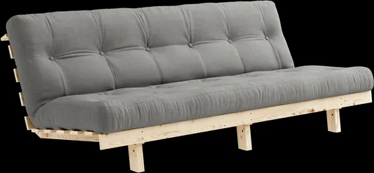 Karup Design Lean Bäddsoffa med Alpha-madrass 130x200 Grå/Rå